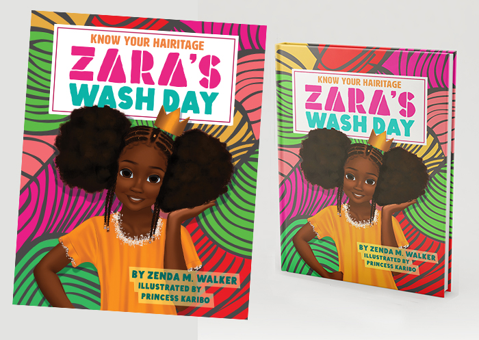 zara's wash day book image