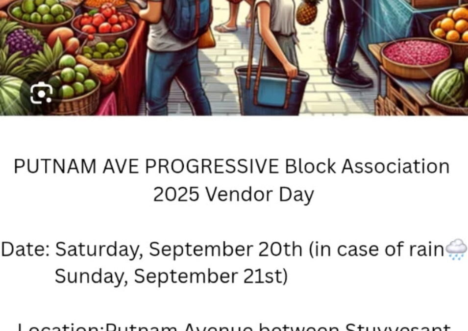 Putnam Ave Progressive Vendor Day