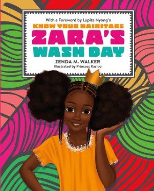 Zara's wash day book cover image